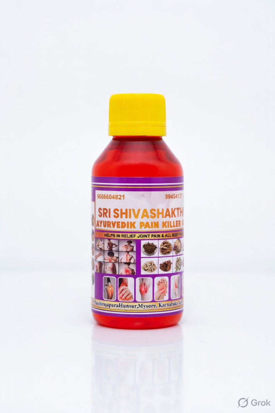 Body pain massage oil